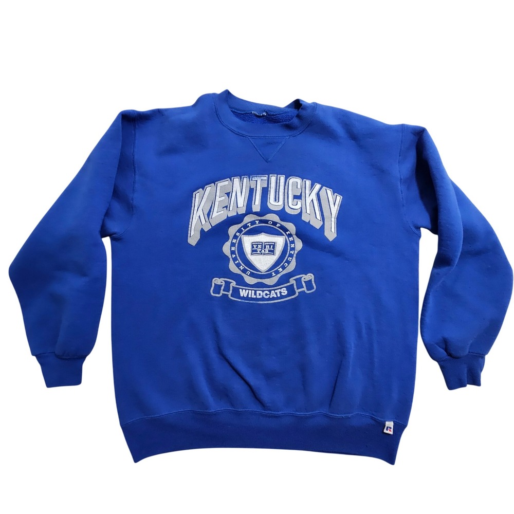 Vintage Russell Athletic Kentucky Wildcats Sweatshirt Large Collegiate Graphic